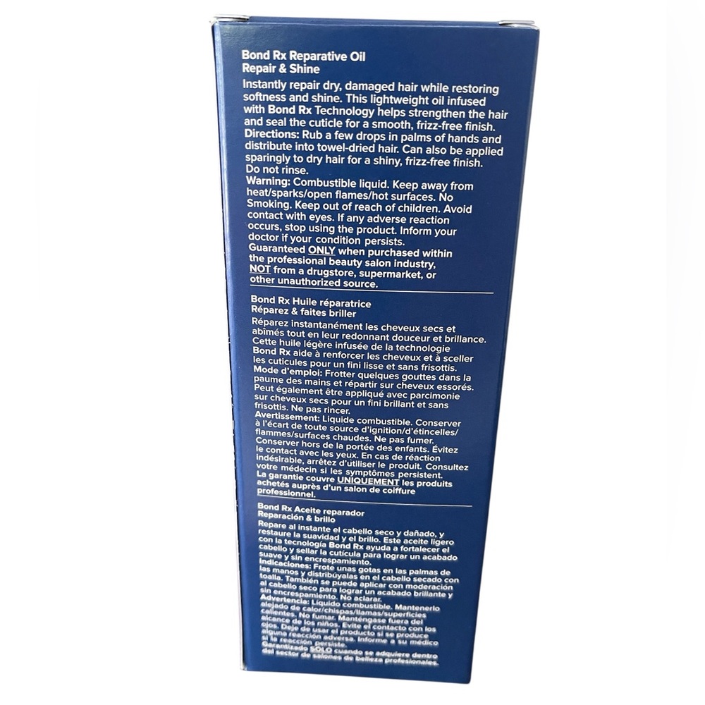 PAUL MITCHELL BOND RX REPARATIVE OIL restore shine, reduce signs of damage - Picture 7 of 8